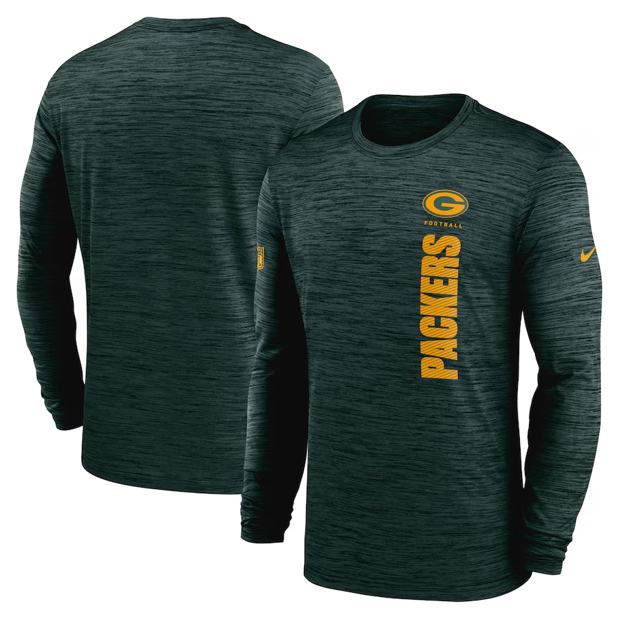 Men Green Bay Packers green 2024 Nike NFL long sleeve t shirts->indianapolis colts->NFL Jersey